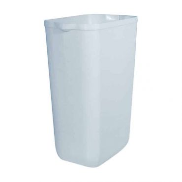 Cos gunoi fara capac plastic alb, Papernet, 23 litri