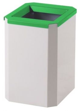 Cos de gunoi pentru colectare selectiva 27,8 litri, metalic