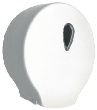 Dispenser hartie igienica mini jumbo Nofer, rola mare 280 mm, alb
